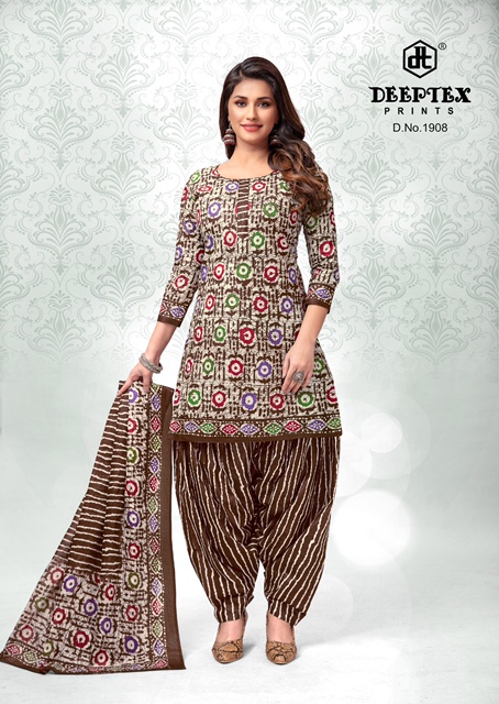 Deeptex Batik Plus Vol 19 Regular Wear Wholesale Cotton Dress Material Catalog
